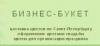 Магазин цветов БИЗНЕС-БУКЕТ в Санкт-Петербурге: адреса и телефоны, официальный сайт, каталог товаров